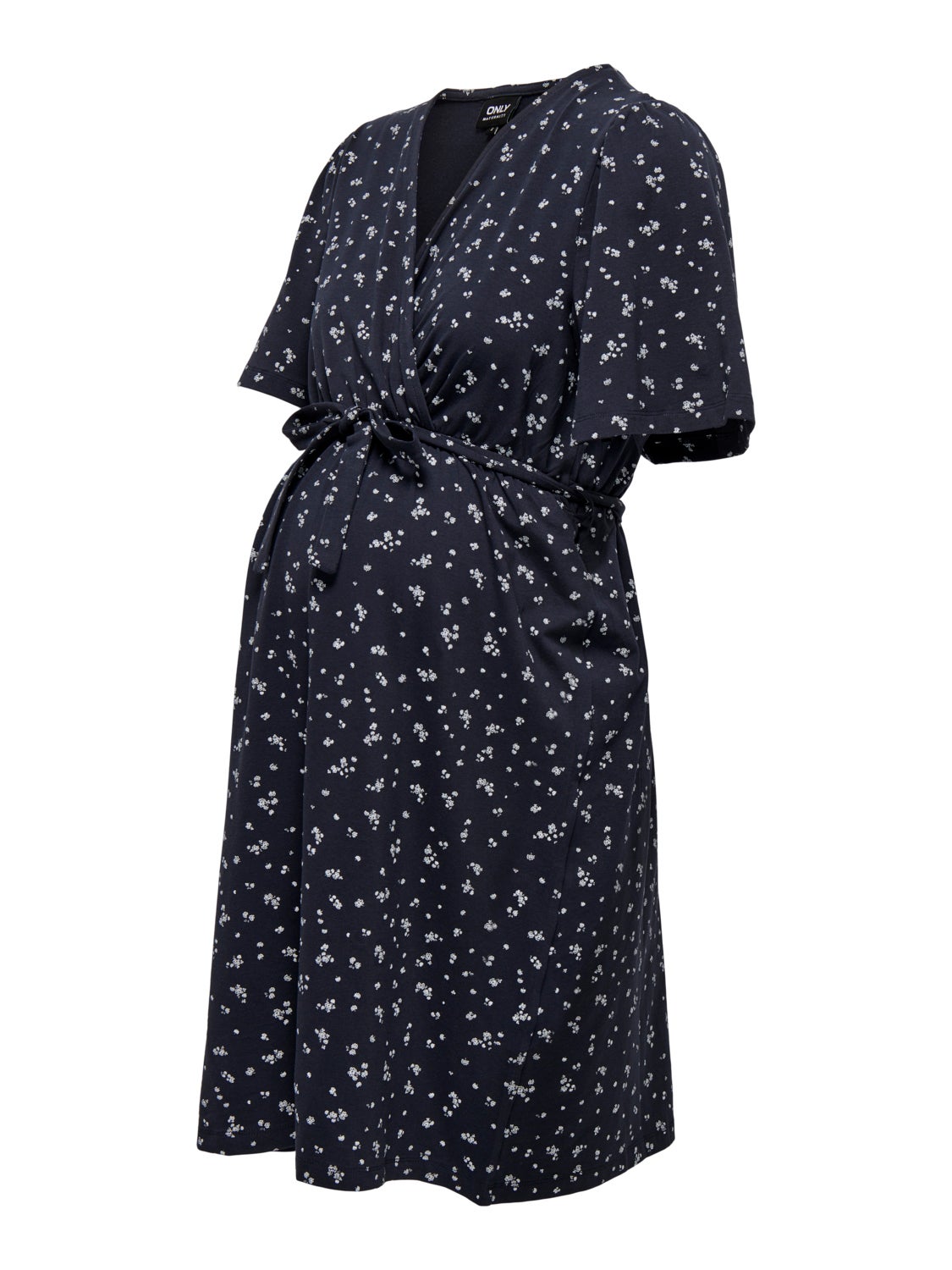 Mama dress with tie belt