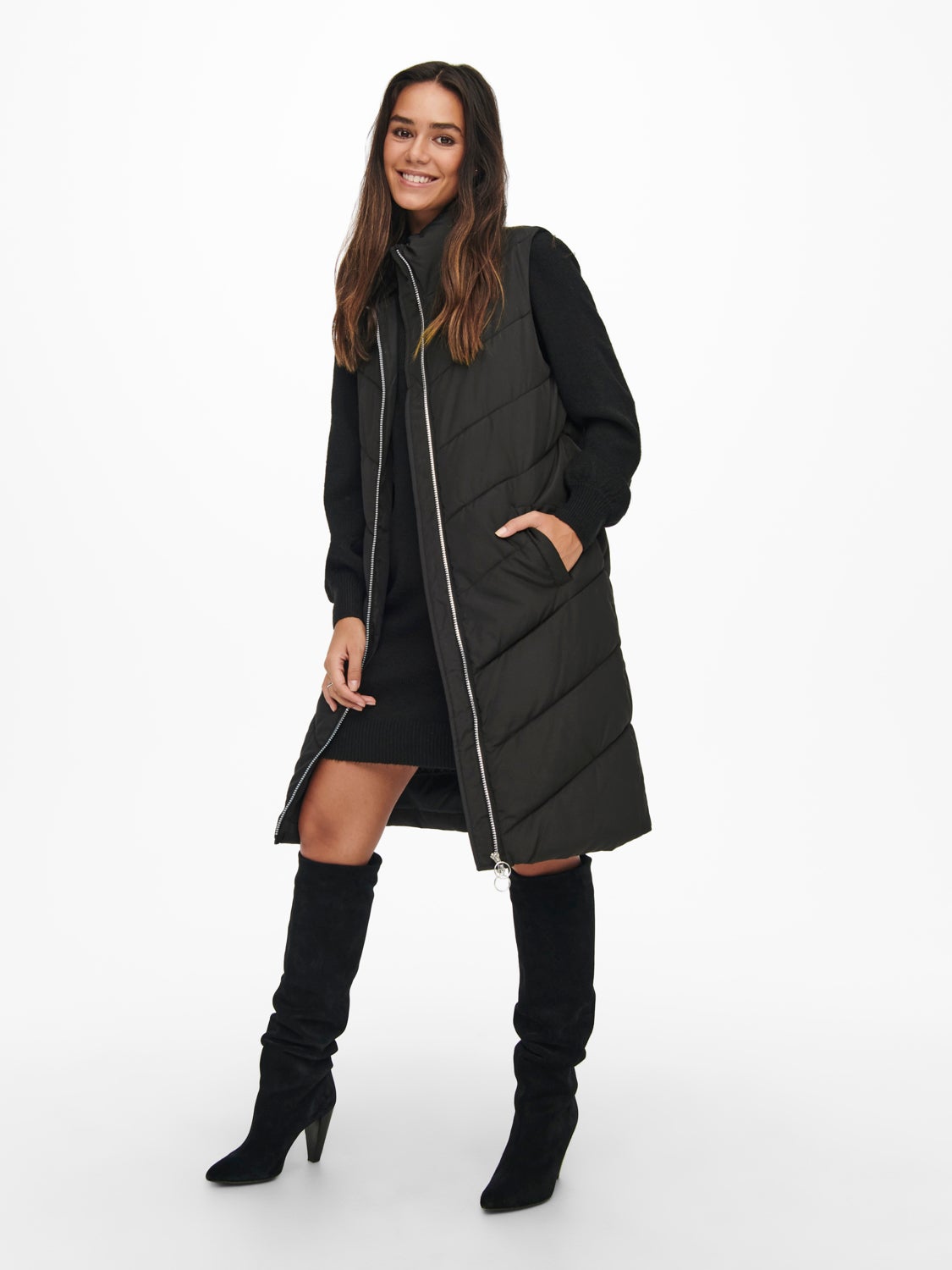 Long quilted Waistcoat