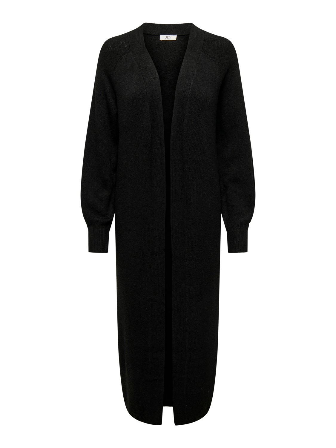 Long cardigan with balloon sleeves