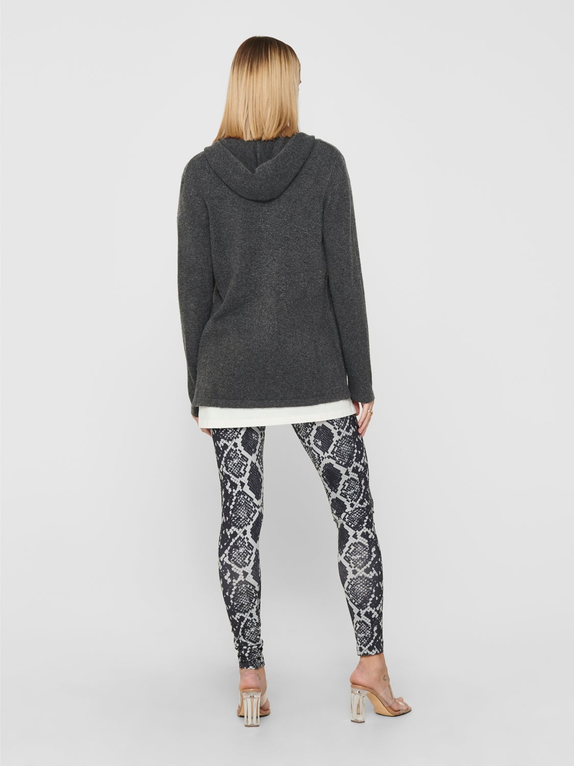 Hooded Knitted Cardigan