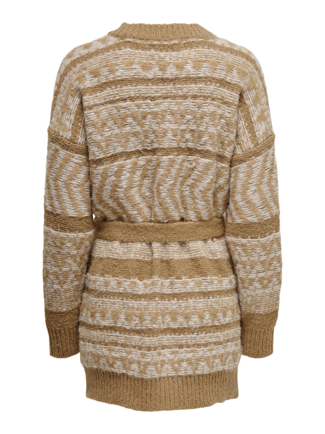 Long belted Knitted Cardigan