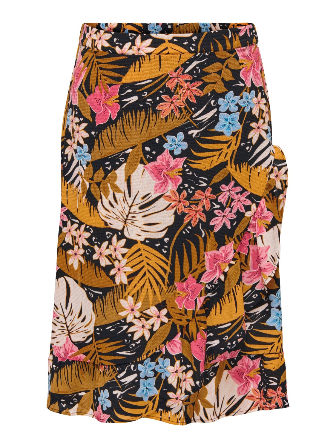 Curvy Midi Wrap Skirt