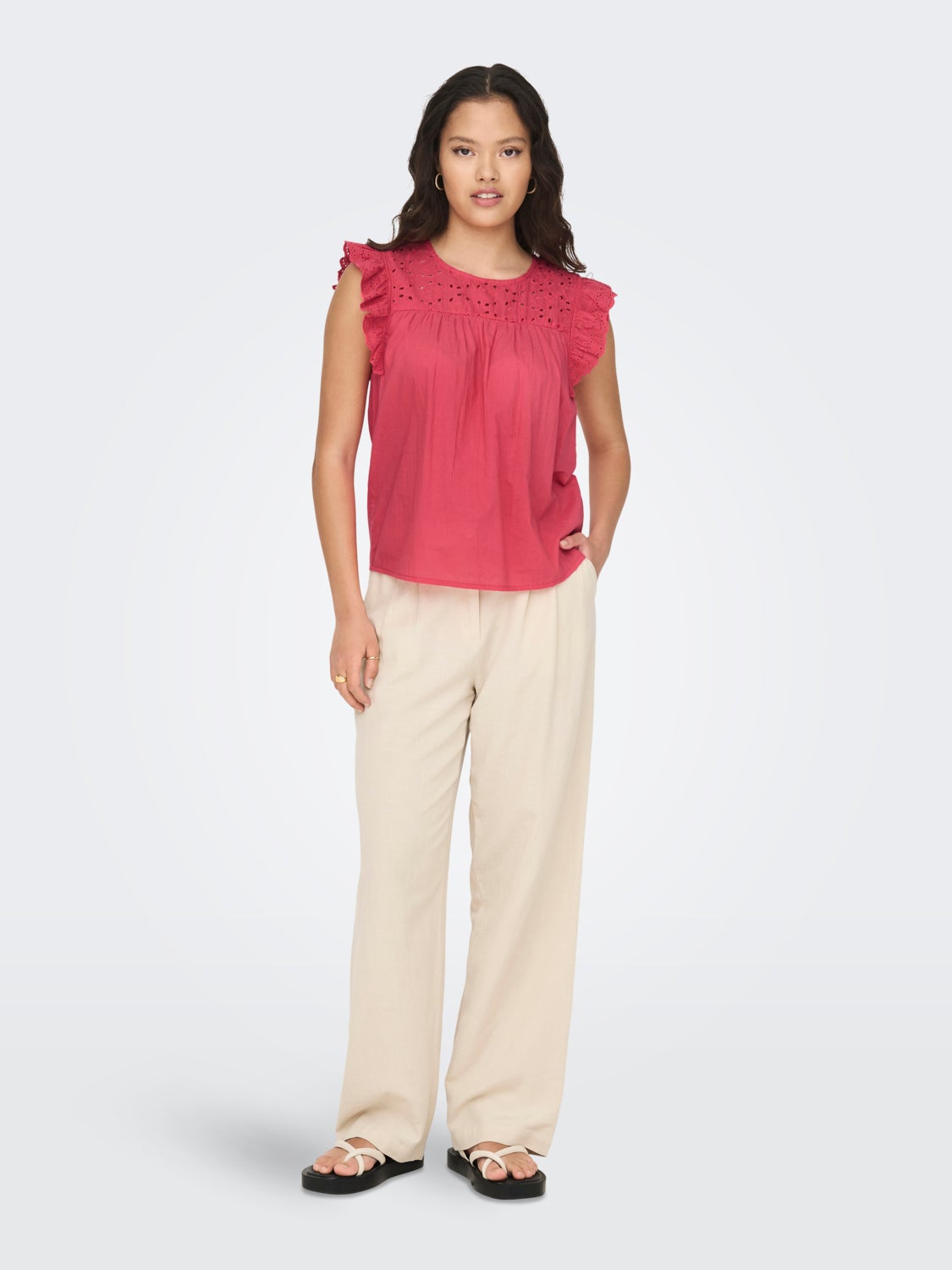 Frill detailed dress