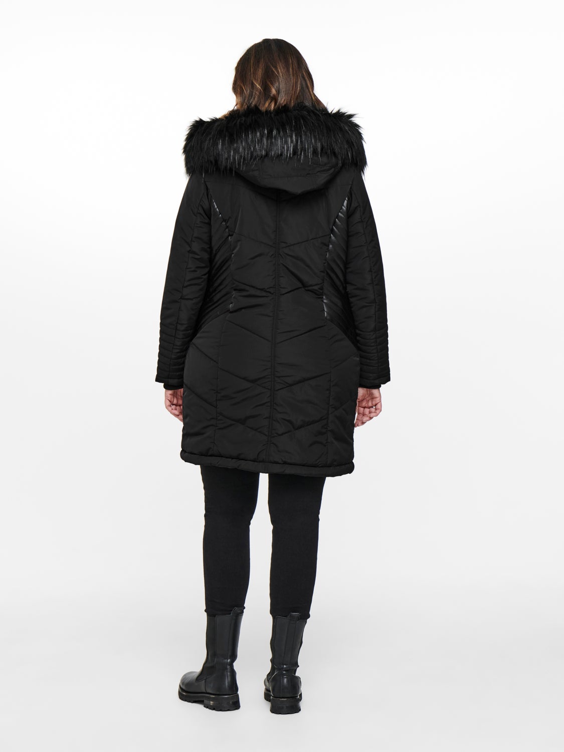 Curvy nylon Coat
