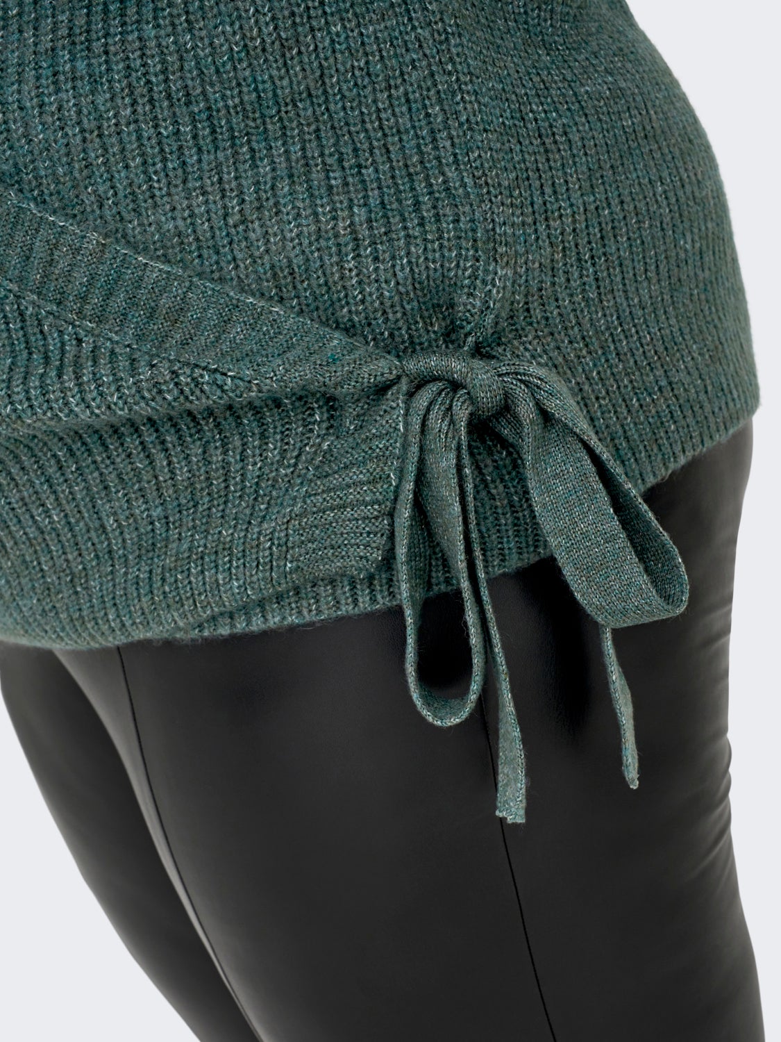 Curvy wrap Knitted Pullover