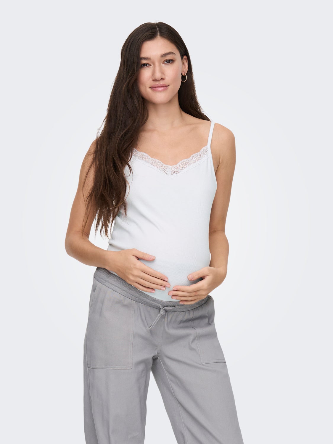 Mama long singlet top