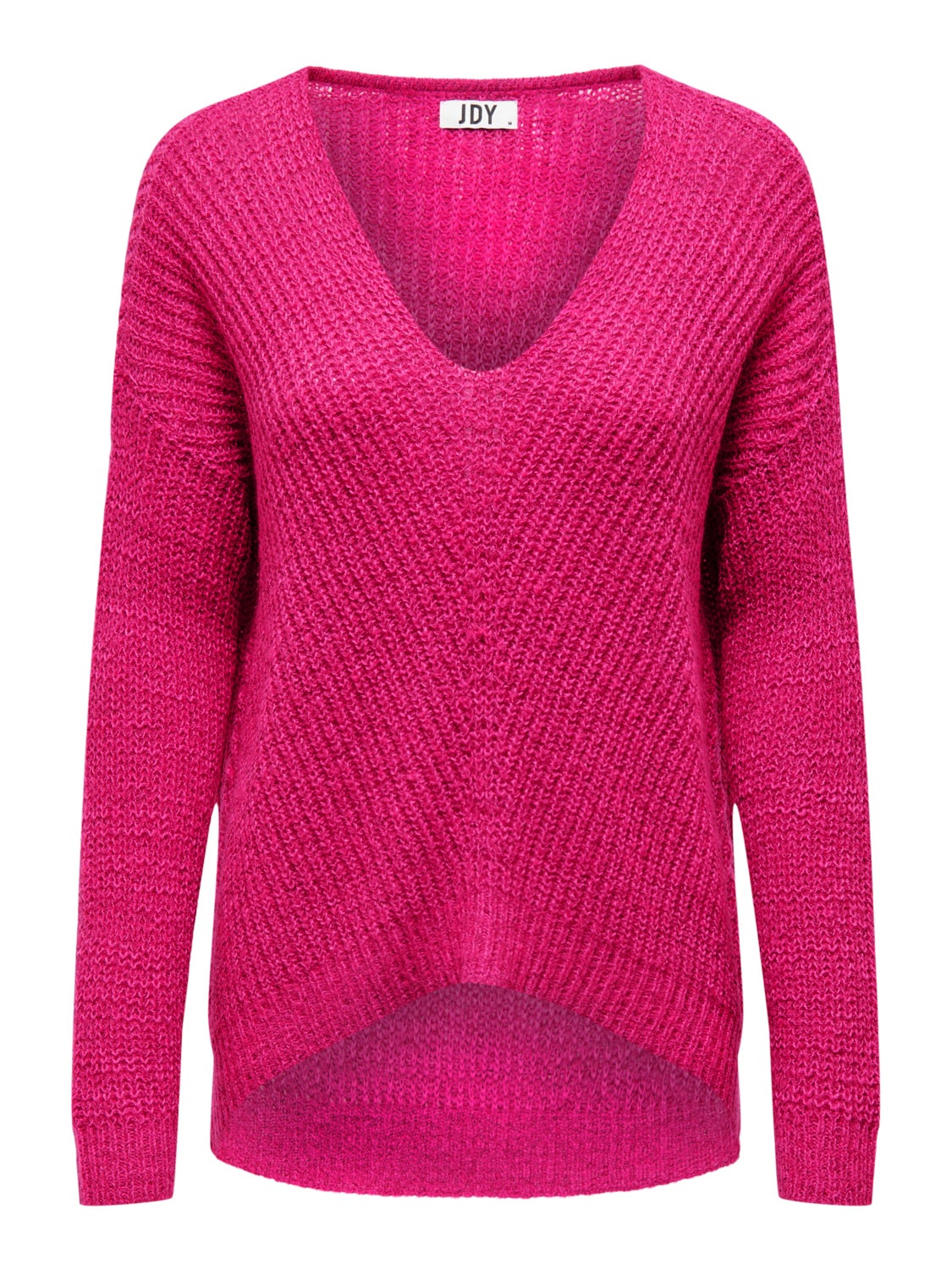V-neck knitted pullover
