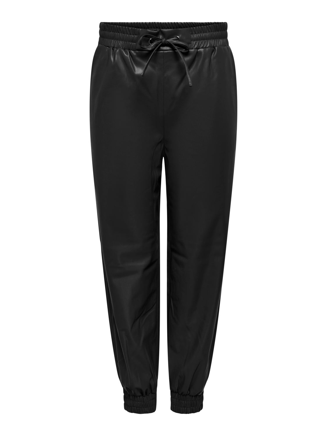 Petite coated trousers