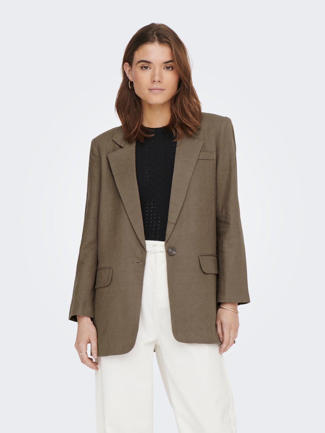 Oversize Fit Reverse Blazer