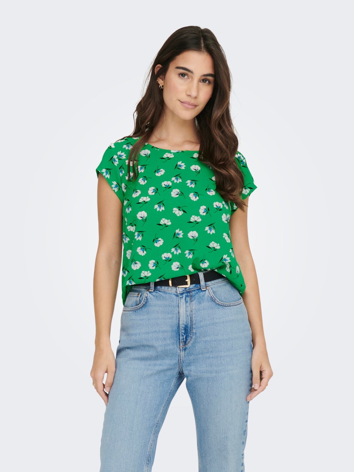 Printed Short Sleeved Top