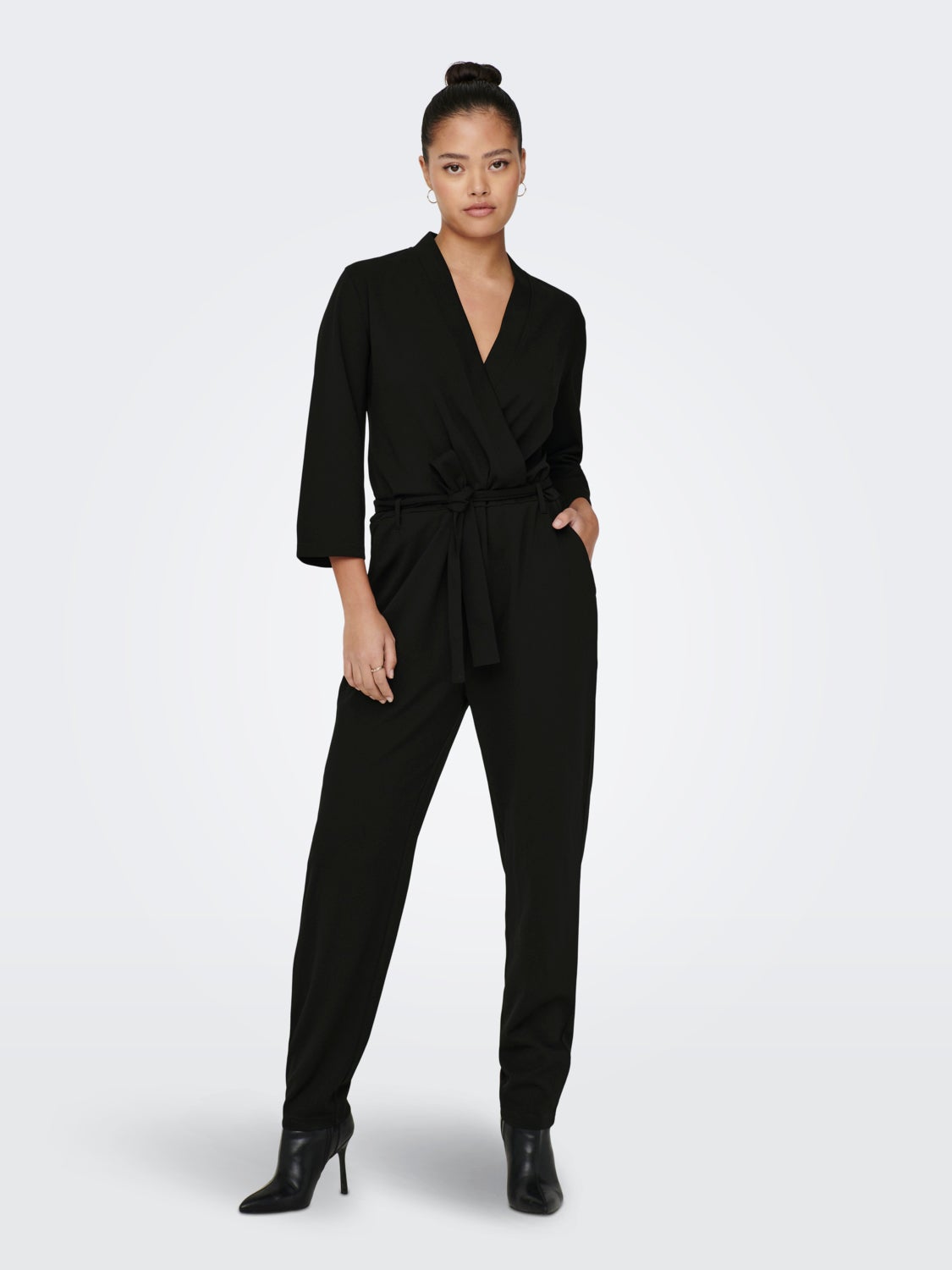 V-neck jumpsuit
