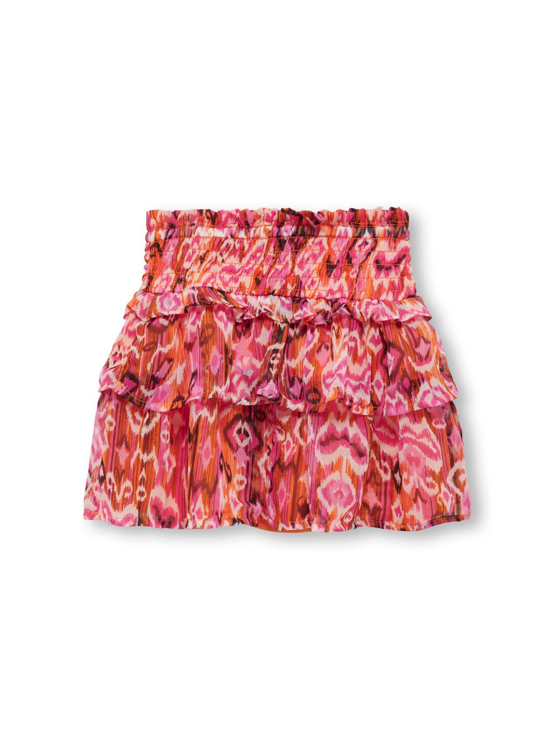 Mini chiffon skirt