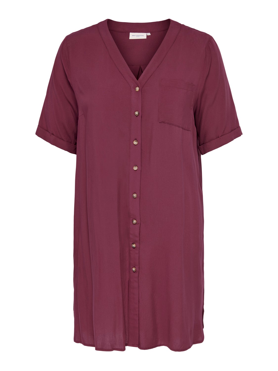 Curvy viscose Shirt Dress