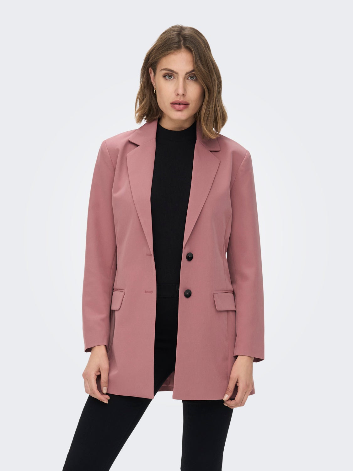 Long Line Fit Reverse Blazer