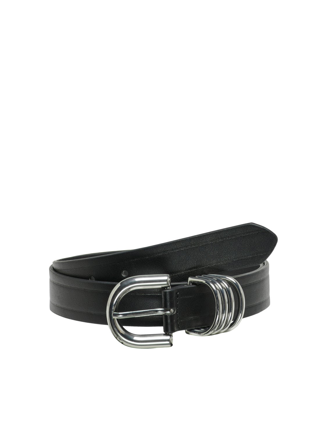 Leather look belt