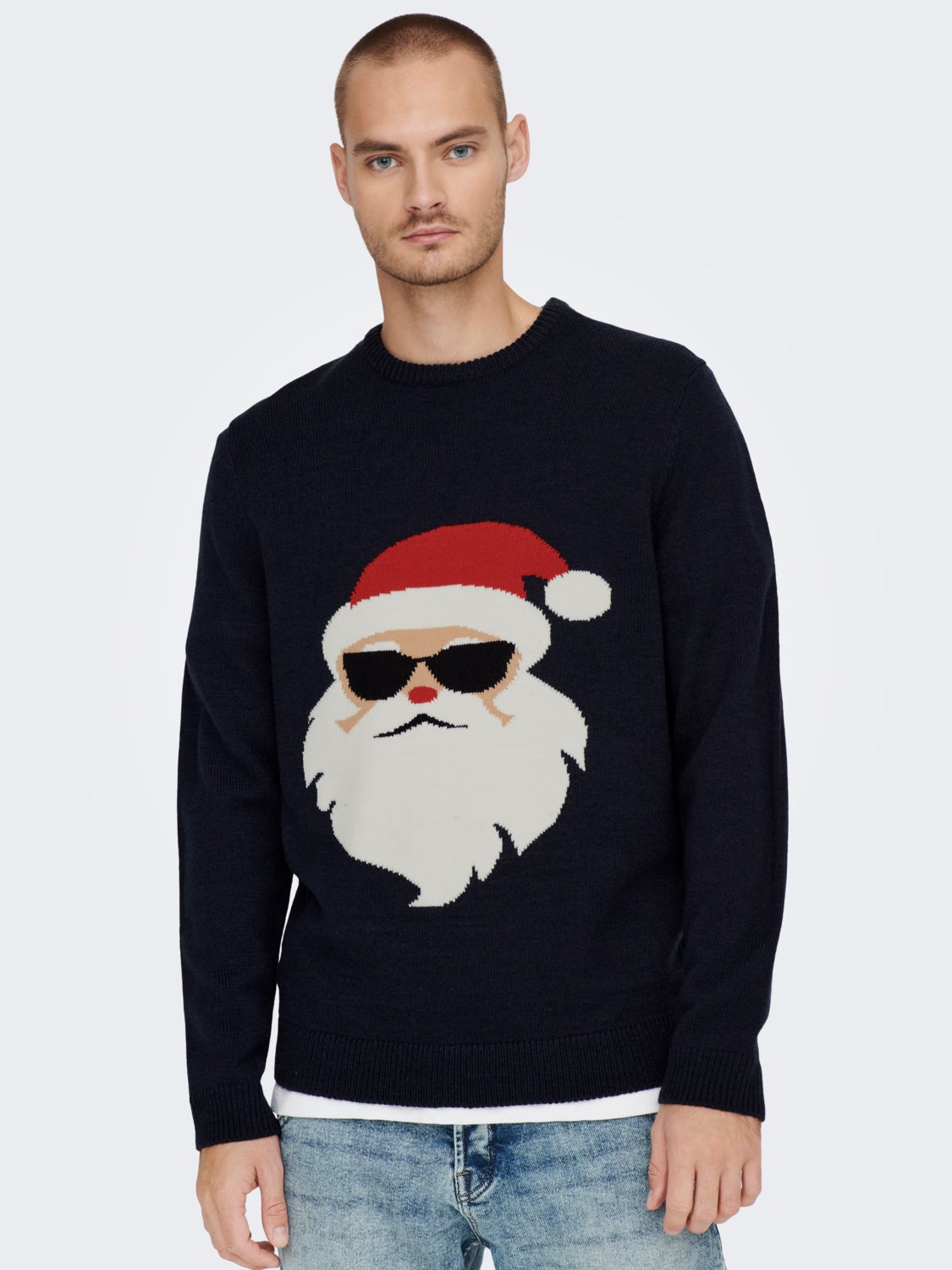 Christmas knitted pullover