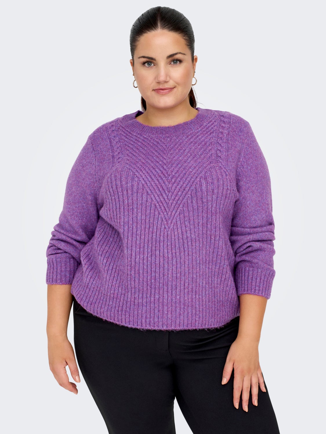 Curvy knit top