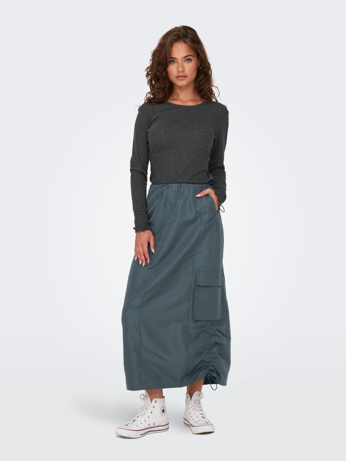 Maxi cargo skirt