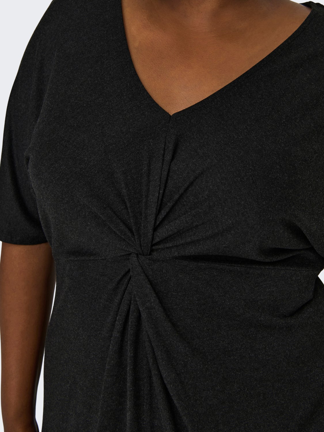Curvy twist detail dress
