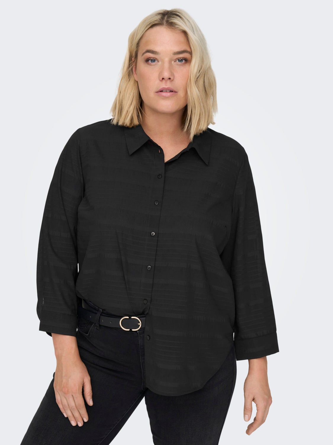 Curvy 7/8 sleeve shirt