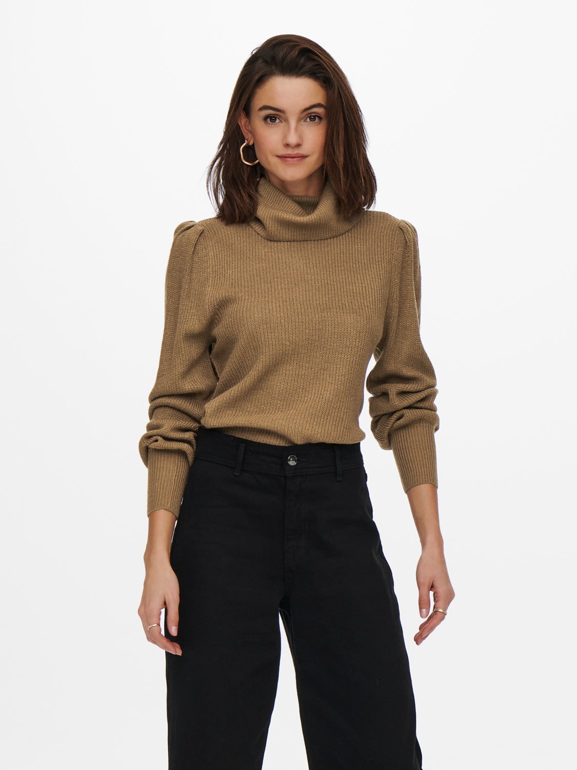 Rollneck Knitted Pullover