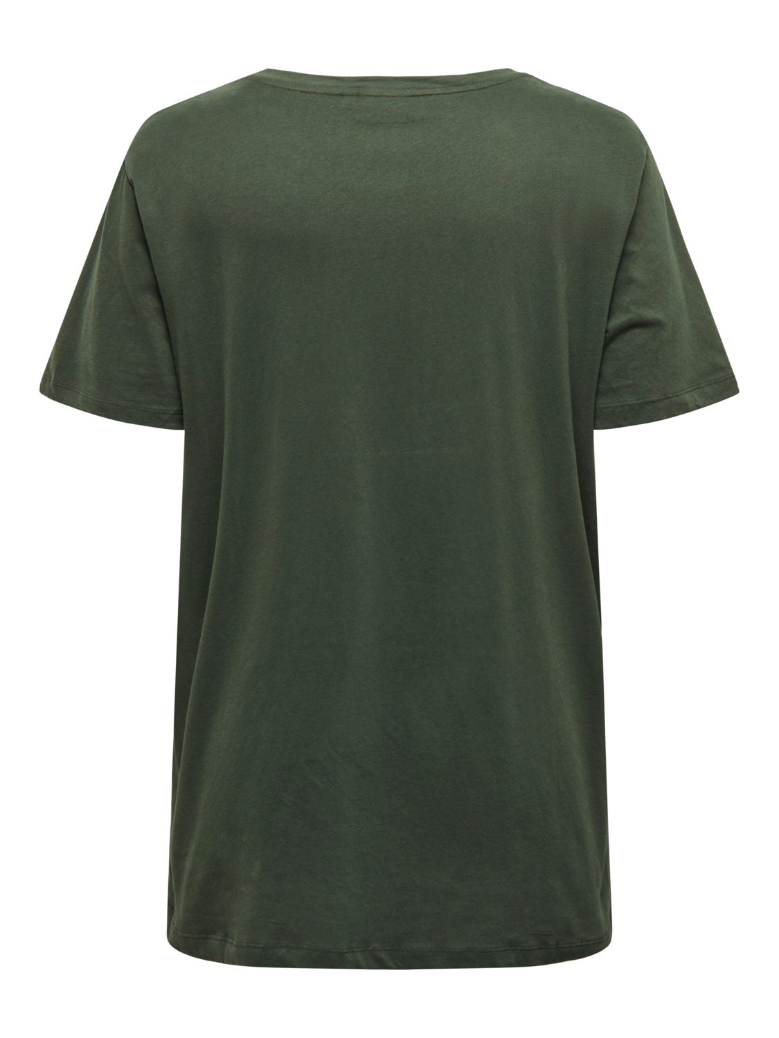 Curvy t-shirt with print