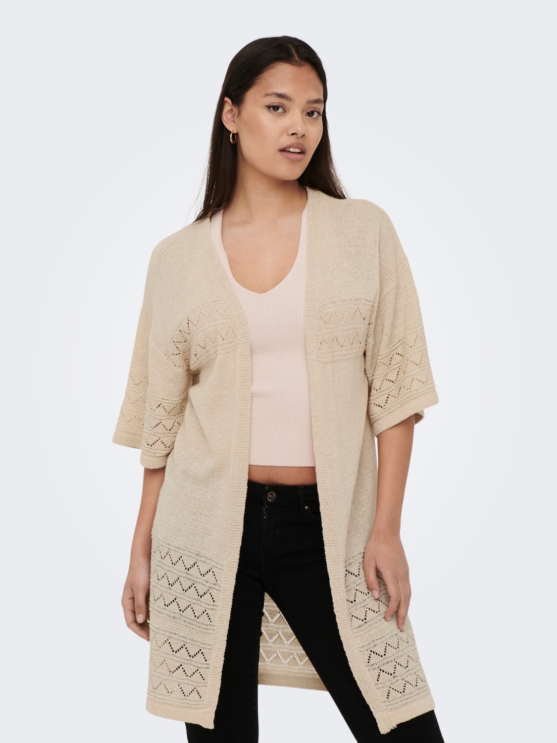 Long Knit Cardigan