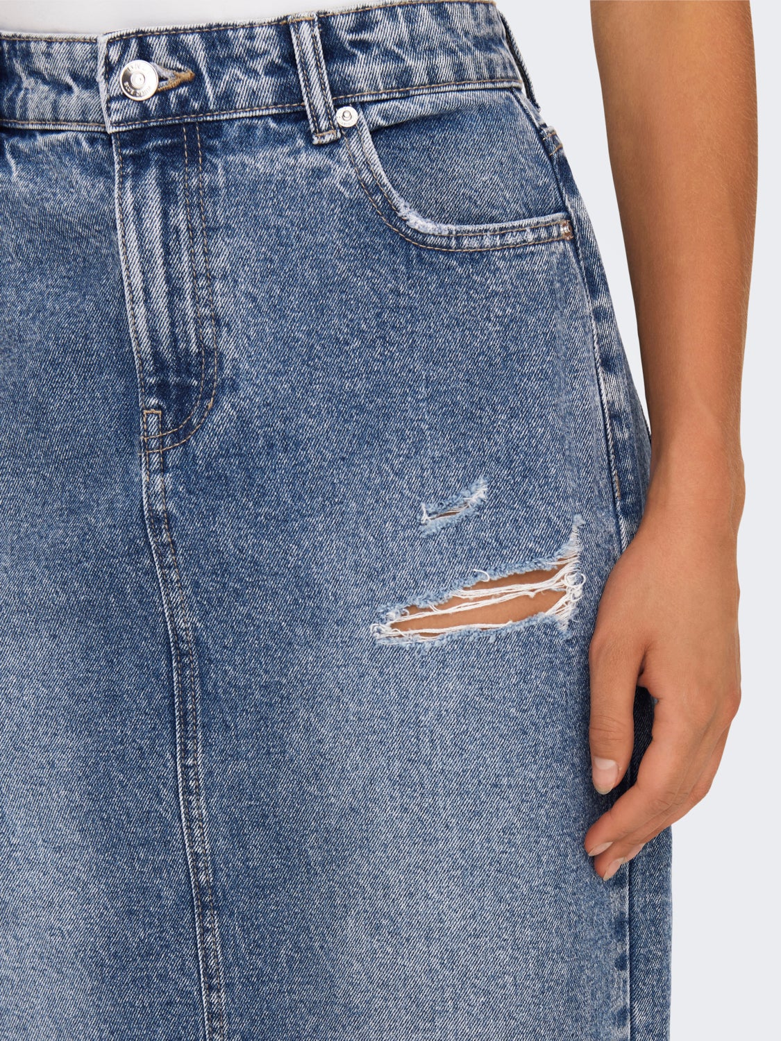 Mid waist Midi skirt