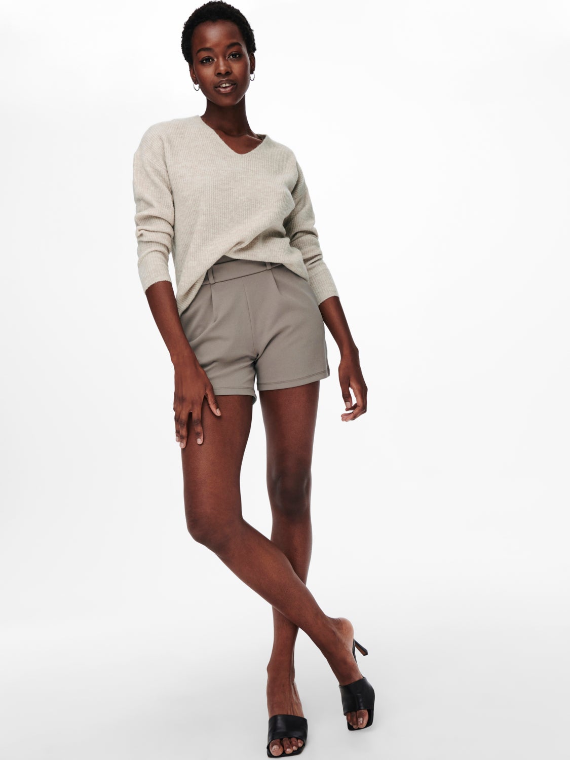 V-neck Knitted Pullover