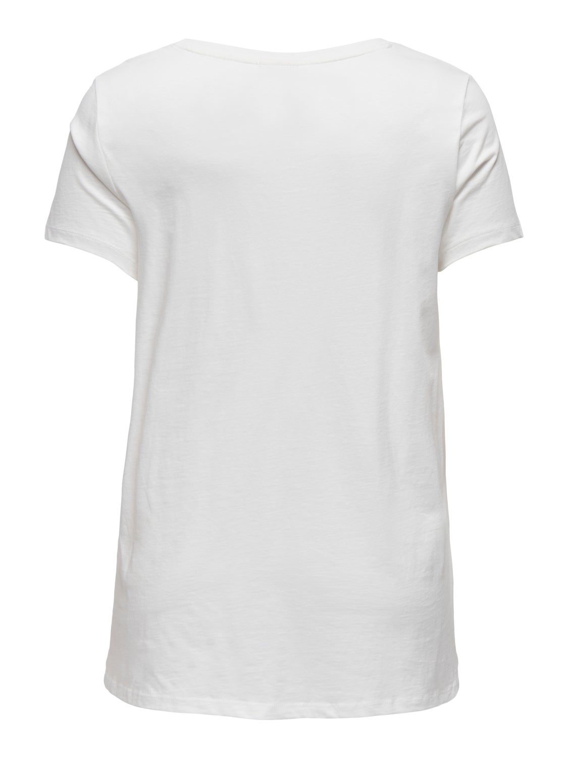Curvy V-neck t-shirt