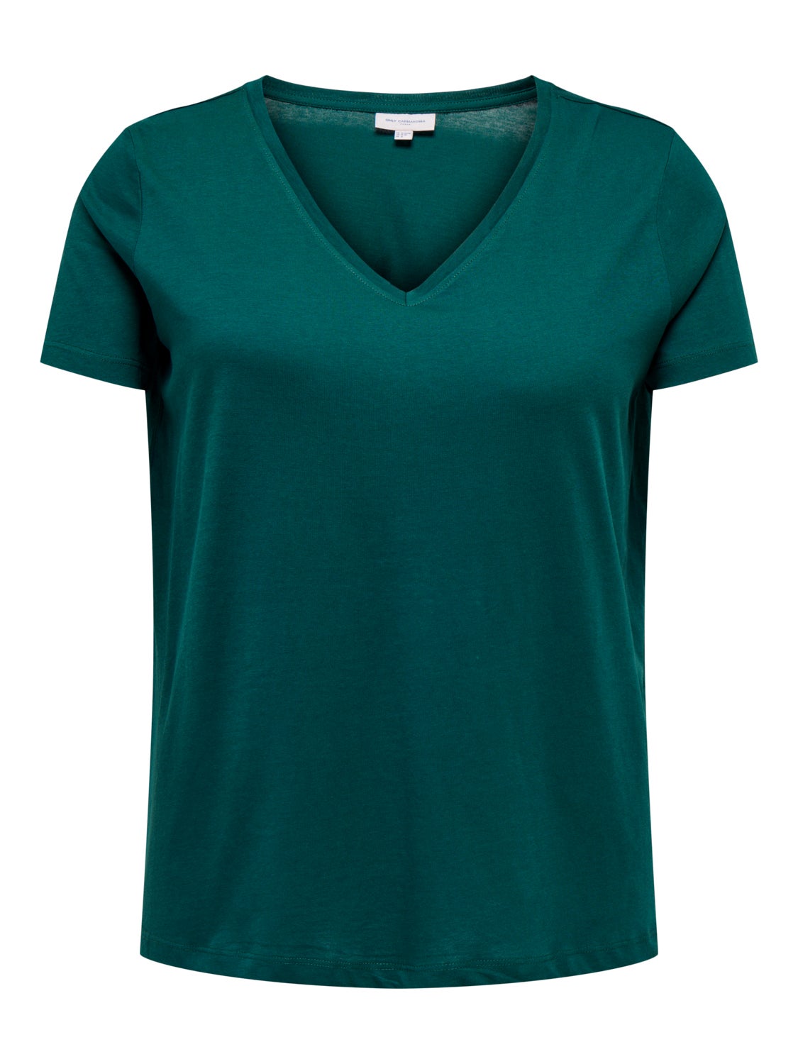 Curvy V-neck t-shirt