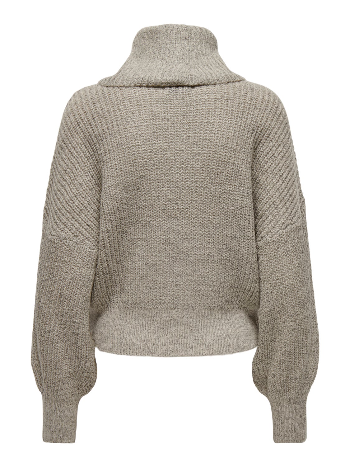 Roll neck knitted pullover