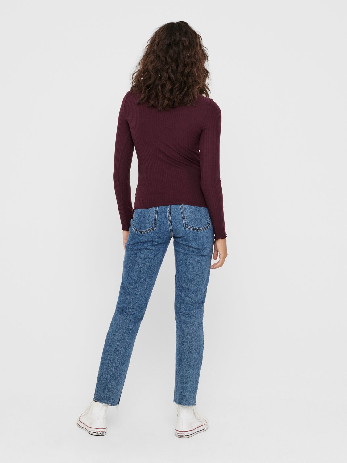 High neck Long Sleeved Top