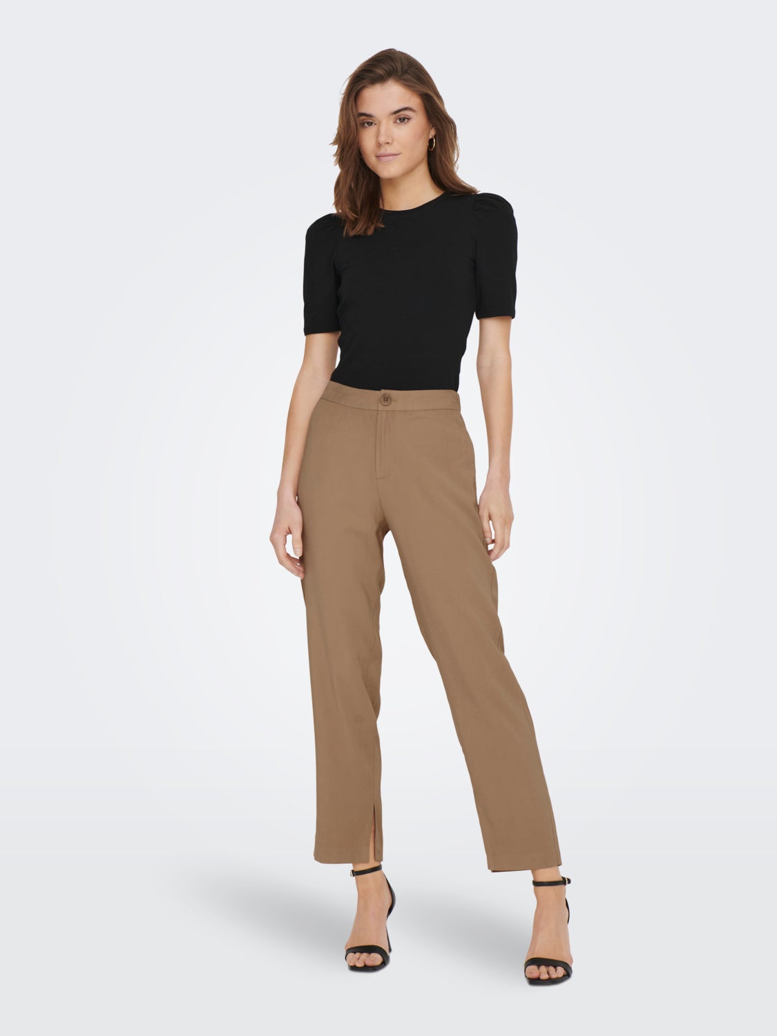 Straight Fit High waist Trousers