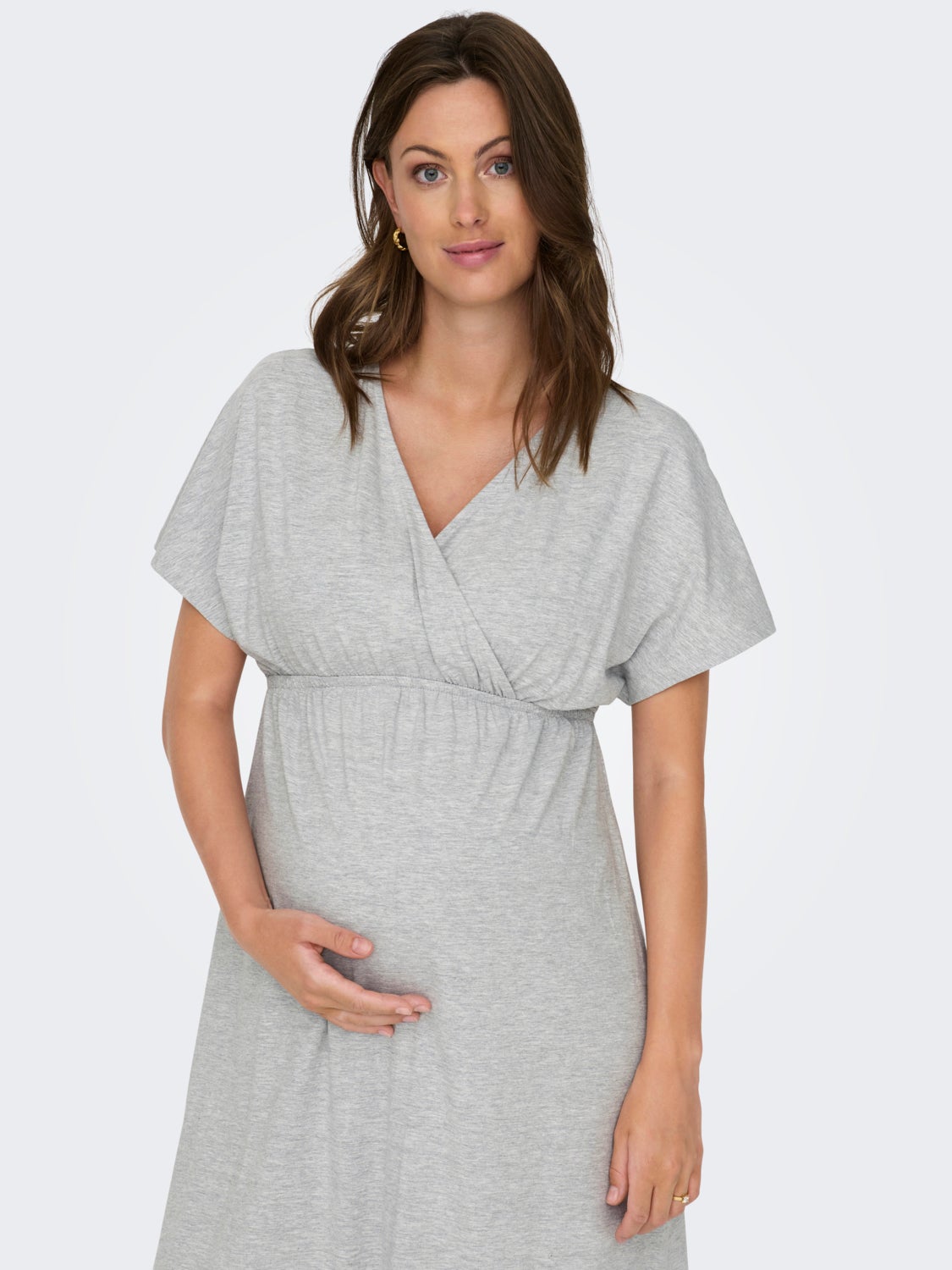 Mama midi wrap dress