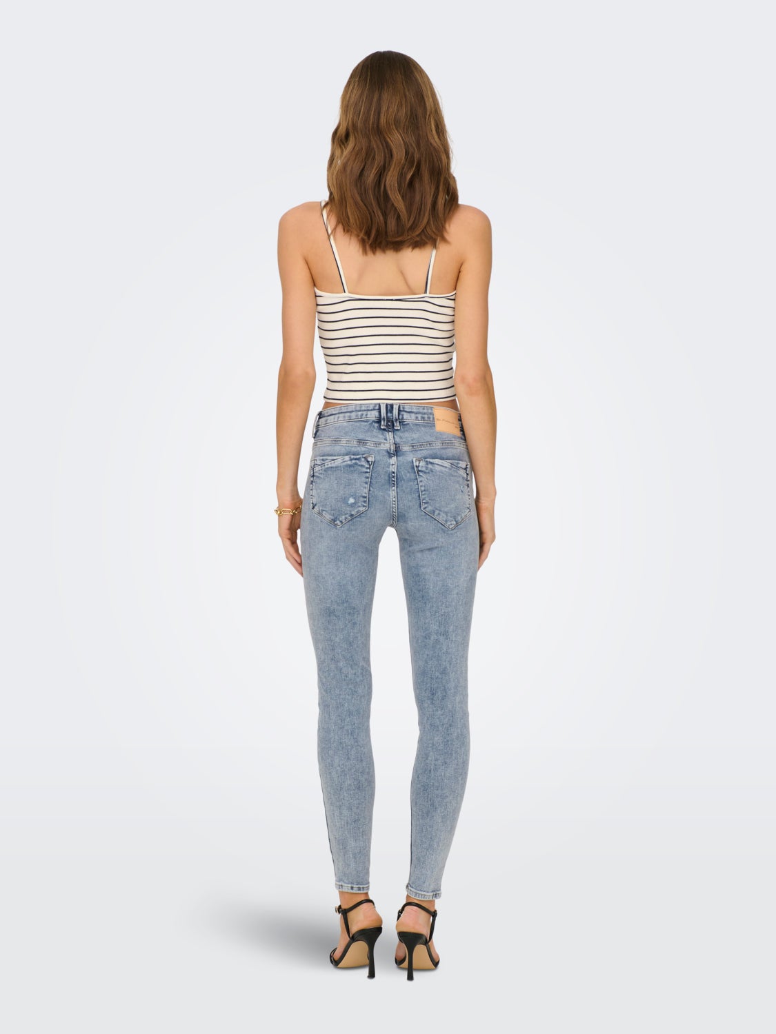 ONLCarmen life reg destroyed Skinny fit jeans
