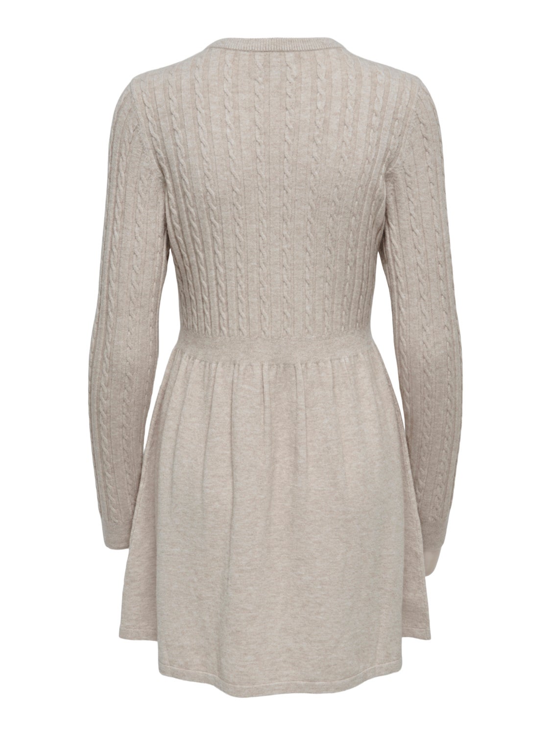 Mini o-neck knitted dress