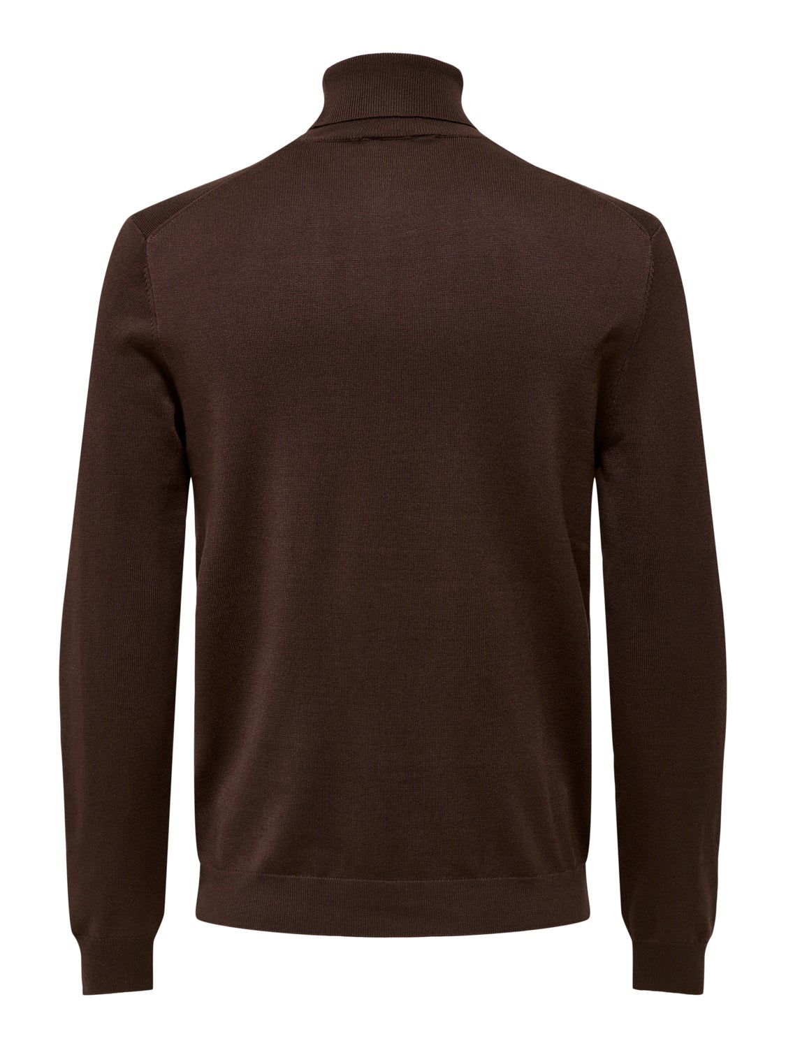 Roll neck knitted pullover