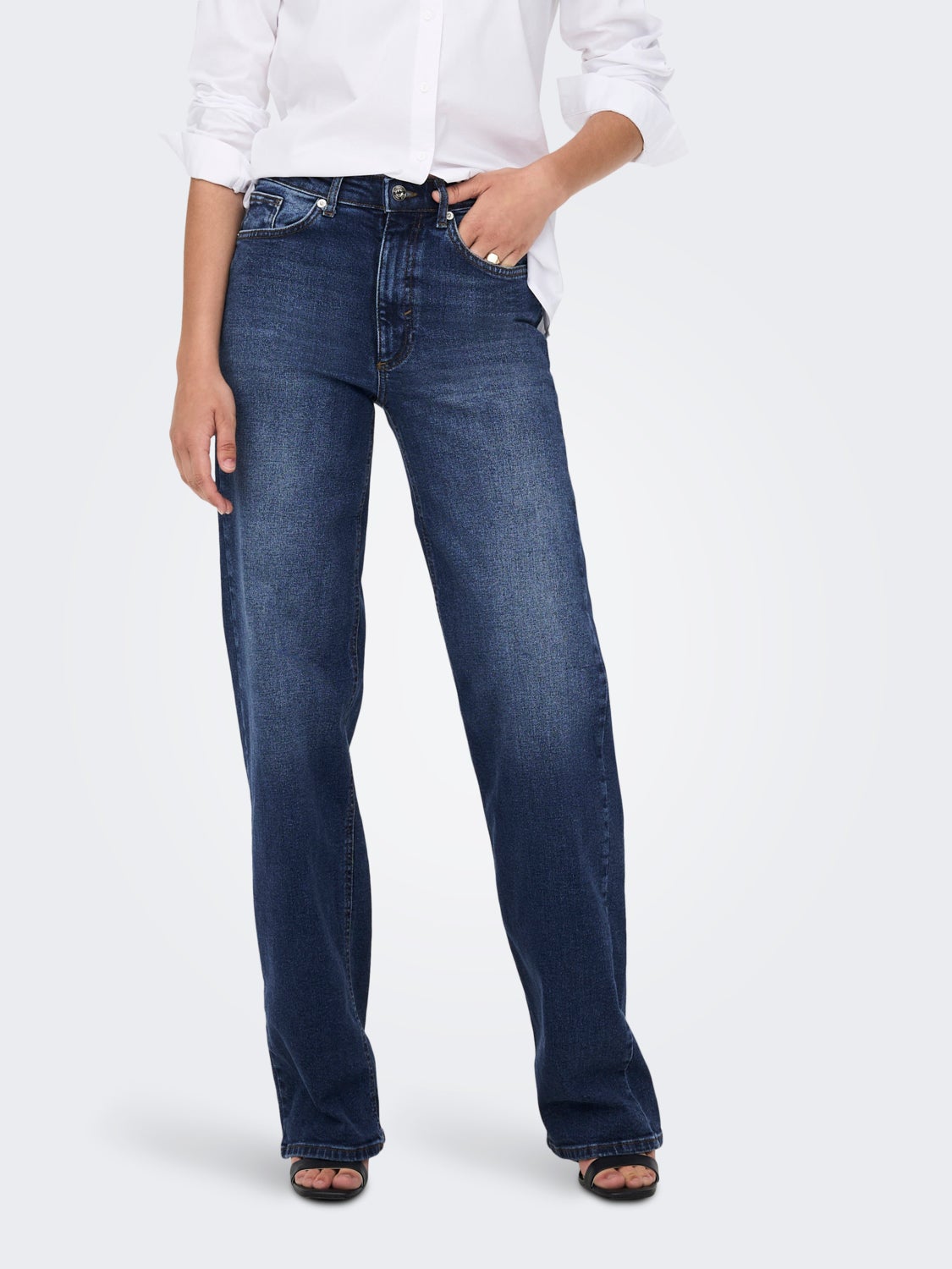 ONLJuicy wide high waisted jeans