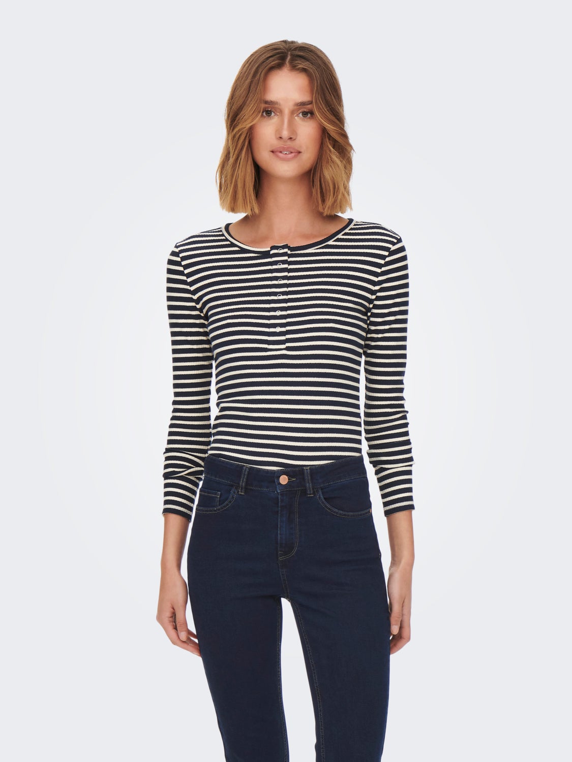 Regular Fit O-Neck Top
