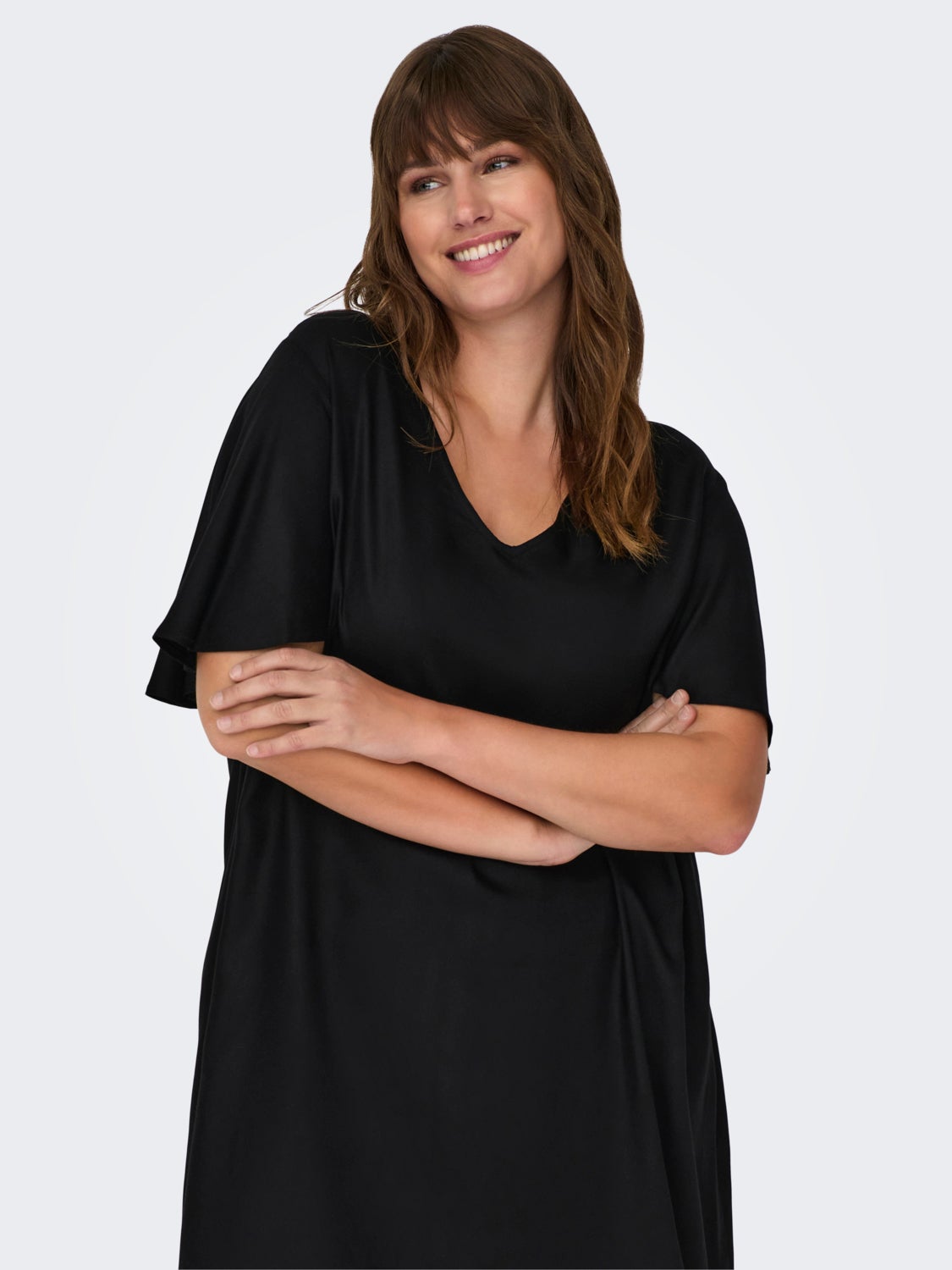 CURVY MINI SHIRTDRESS