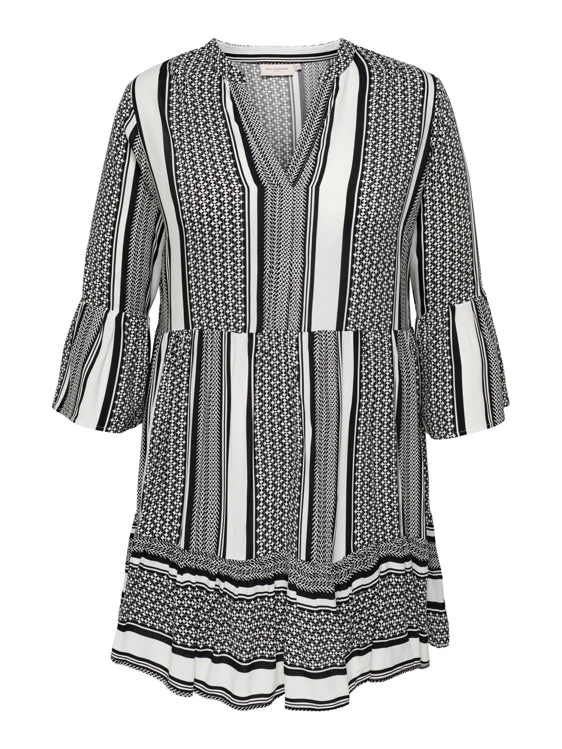 Curvy printed viscose Dress