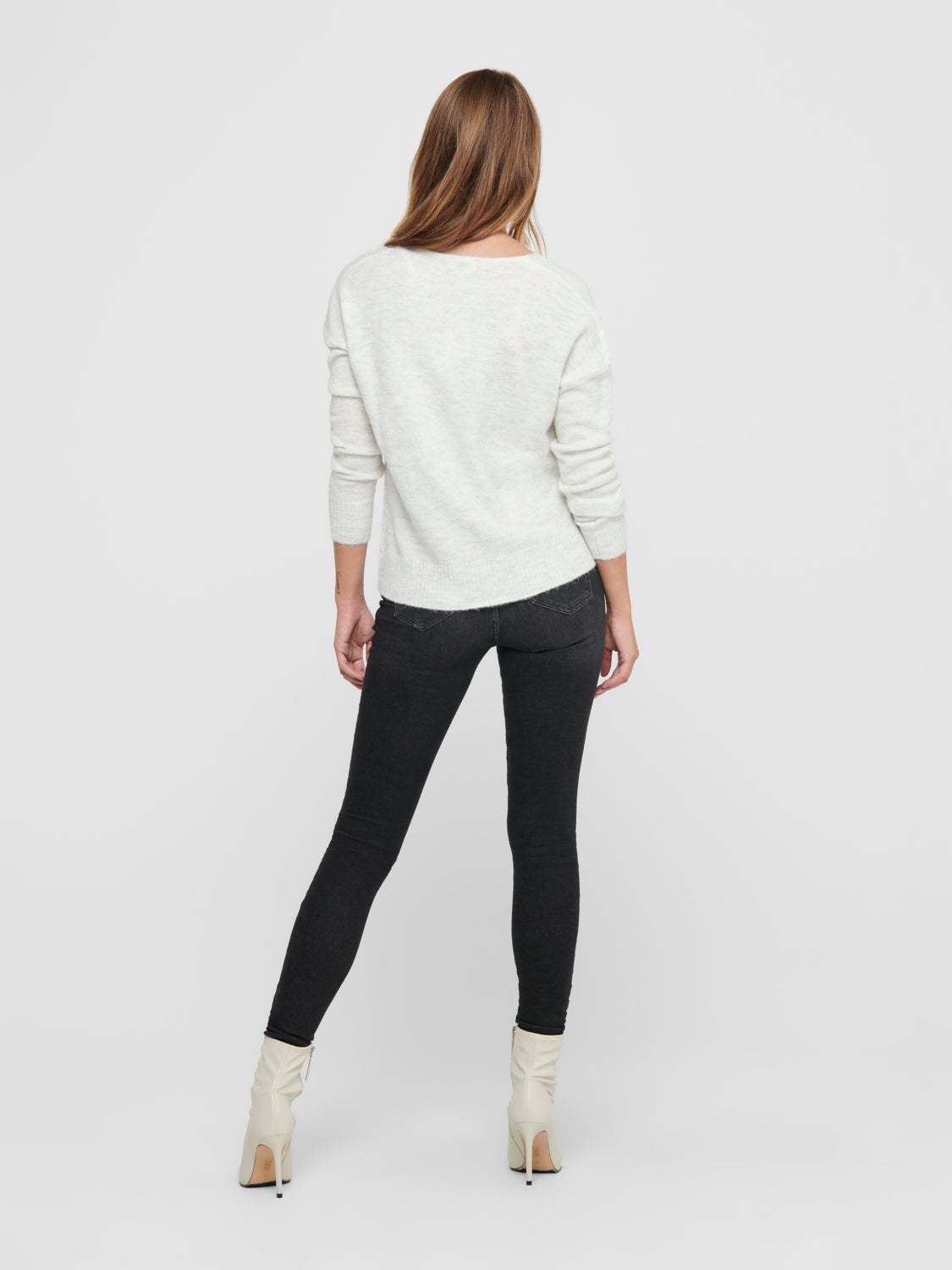 V-neck Knitted Pullover