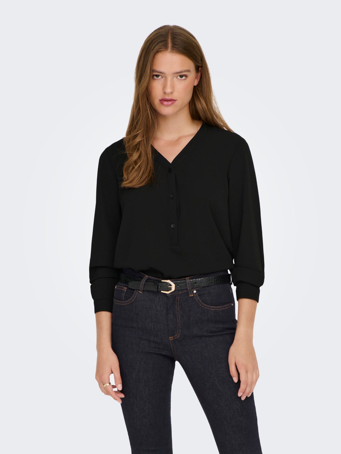 V-neck placket Shirt