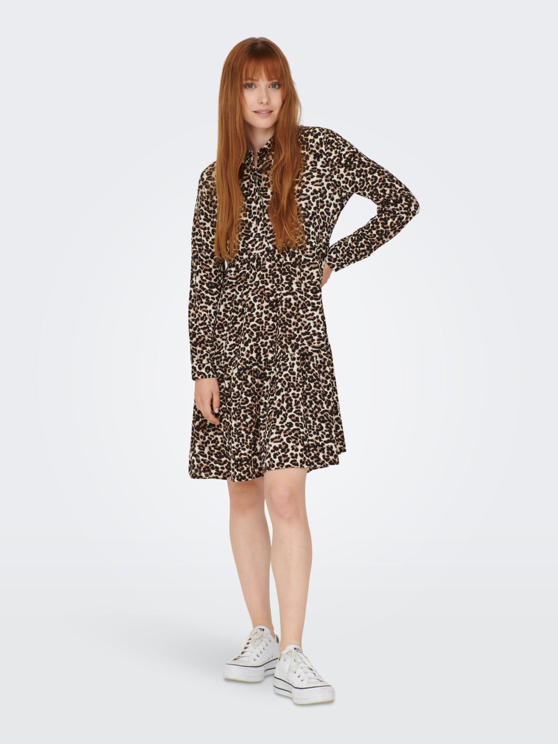 Mini dress with print