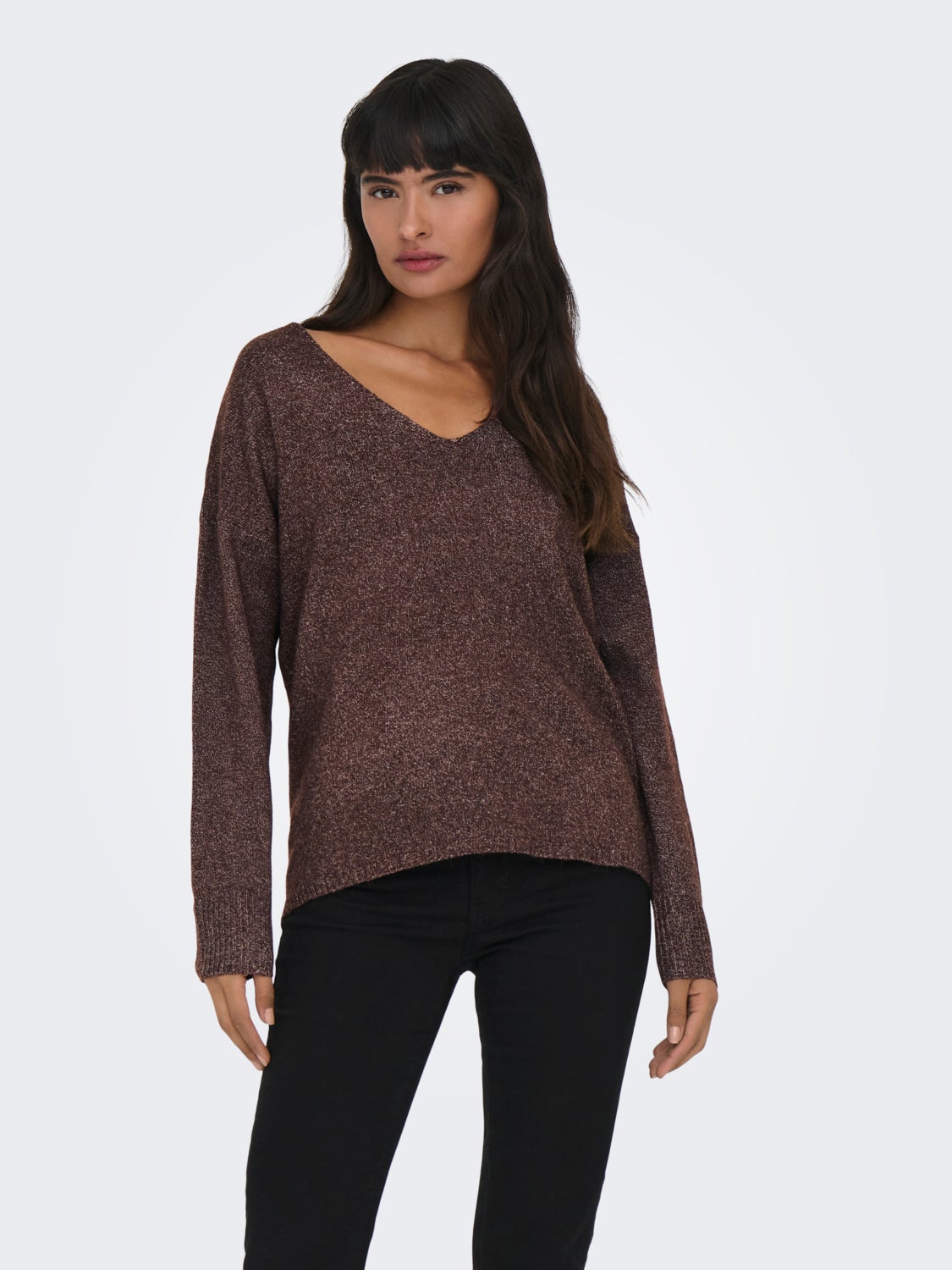 V-neck Knitted Pullover