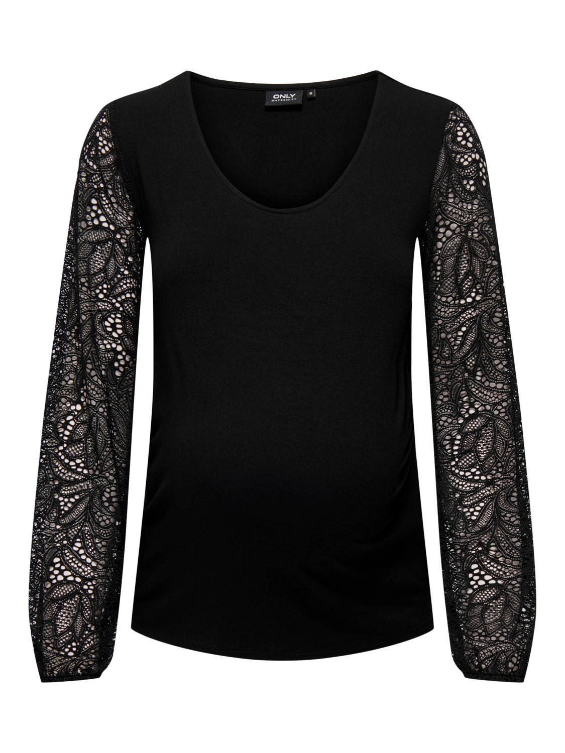 Mama O-neck top with lace