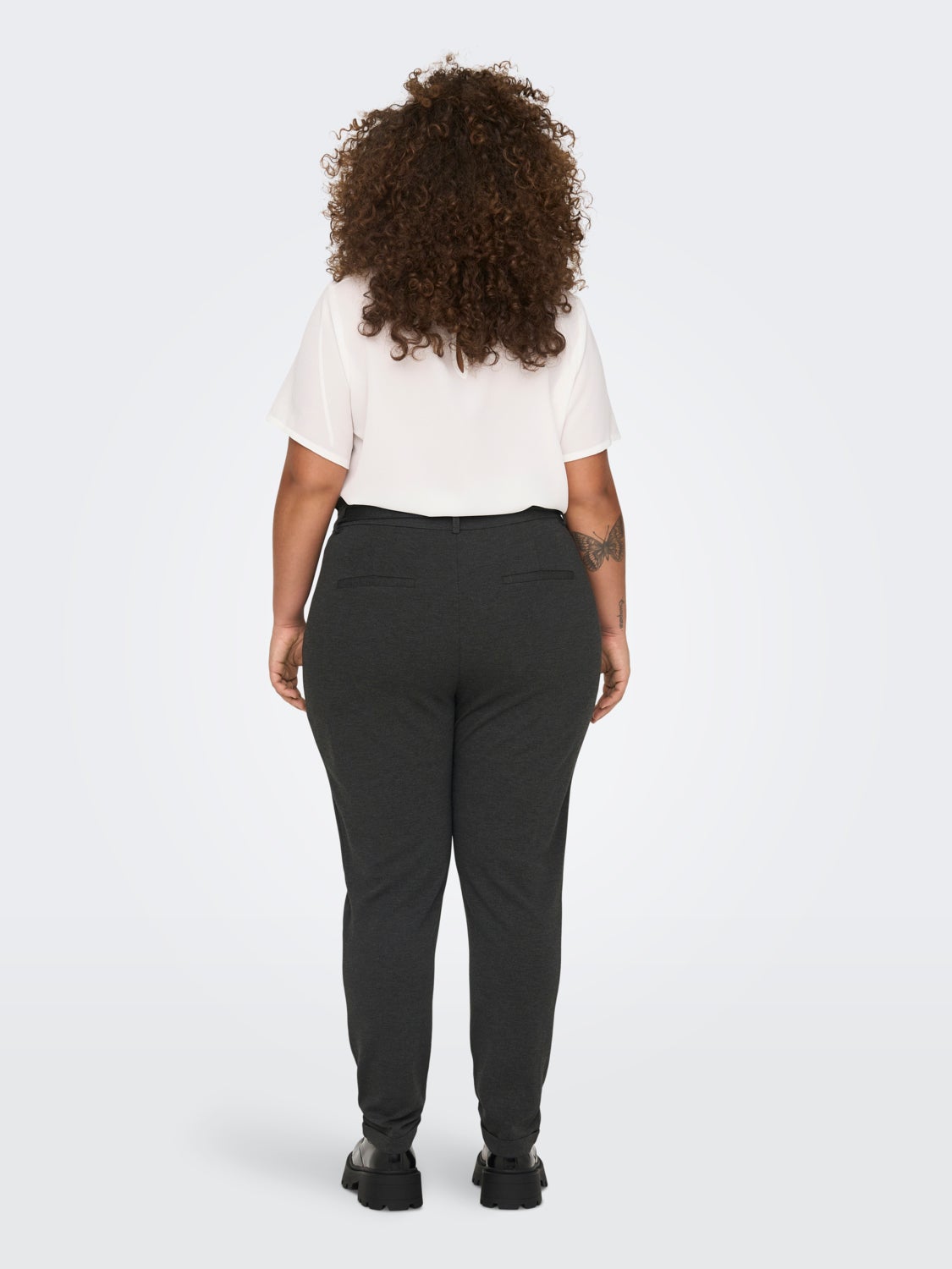 Curvy Solid colored Trousers