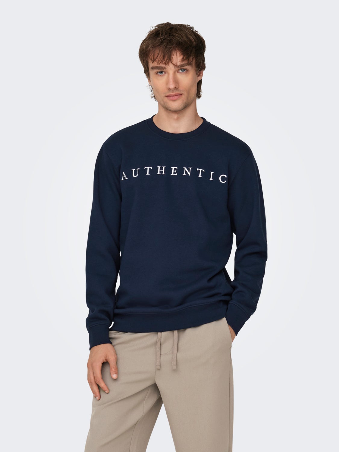 O-neck sweatshirt