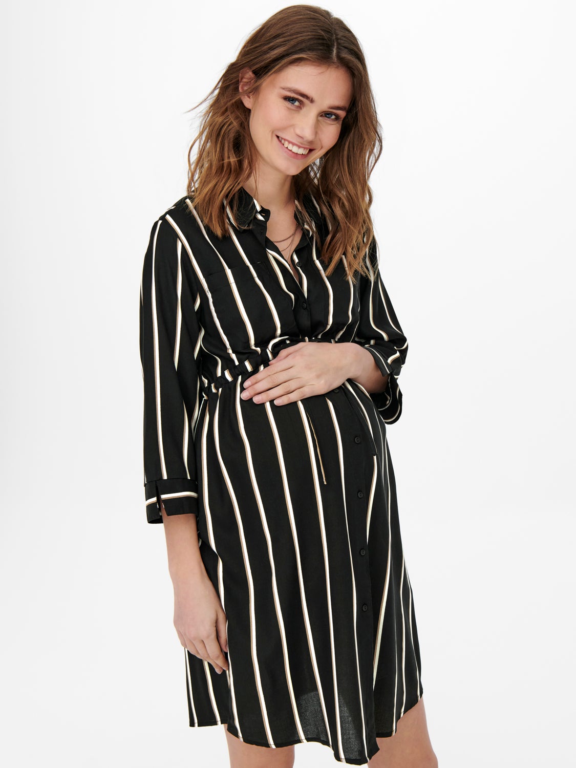 Mama 3/4 sleeved Shirt dress